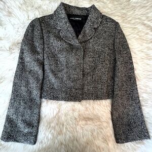 Dolce&Gabbana Wool Tweed Cropped Jacket